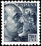 Spain 1940 Franco 50 CTS Gris Edifil 927